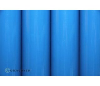 Oracover 21-053-010 Bügelfolie Breite: 60cm Länge: 1m hellblau