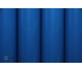 Oracover 21-050-010 Bügelfolie Breite: 60cm Länge: 1m blau