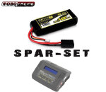 Spar-Set: 3S 11,1V 1400mAh Lipo + 80W Lader Combo...