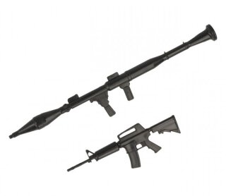 Robitronic R21027 Waffenset Dekor Maschinengewehr und Panzerfaust