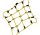 Robitronic R21001Y Gepäcknetz mit Haken Gelb (150mm x 120mm)