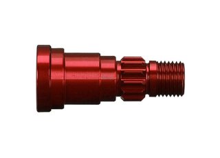 Traxxas 7768R Stub axle aluminum red-anodized 1 use only with 7750X