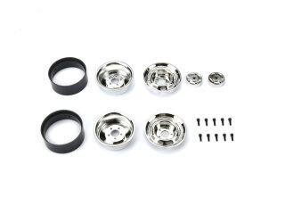 Carisma CA-15985 SCA-1E 1.9 Chrome Beadlock Wheel Set