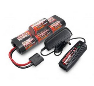 Traxxas 2984G Ladegerät 230V + 8,4V NiMH Hump Akku Inhalt: TRX2969G + TRX2926X