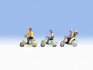 NOCH 15910 Motorrollerfahrer Spur H0
