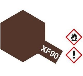 Tamiya 81790 - Acryl Farbe - Xf-90 Rotbraun 2 Matt 10ml 300081790
