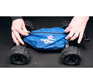 Dusty Motors Shroud Traxxas Rustler 4×4 Dreck-Schutz blau 67064-1 67076-4 67064-4