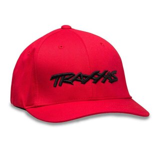 Traxxas 1188-RED Logo Flexfit Hat Baseball-Kappe Cap Größe: S/M