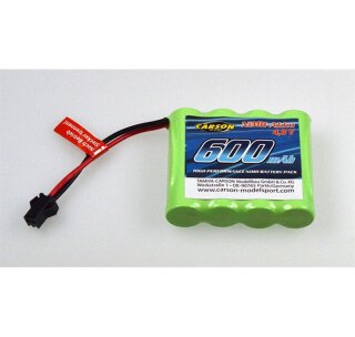 Carson 500608219 Ersatzakku NIMH 4,8V 600MAH JST Stecker