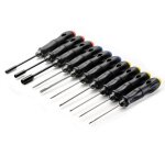 Absima 3000057 Werkzeugtasche Reißverschluss gefüllt mit 10 PRO TOOLS Werkzeugen