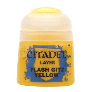 Games Workshop Citadel Layer Flash Gitz Yellow 12ml 22-02 Farbe