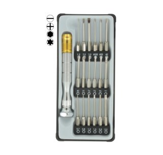 Donau Elektronik MBS18 - Mini Bit Set Langbits 18-tlg.