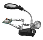 Donau Elektronik HH3 - Helping Hand mit LED-Licht + Lupe