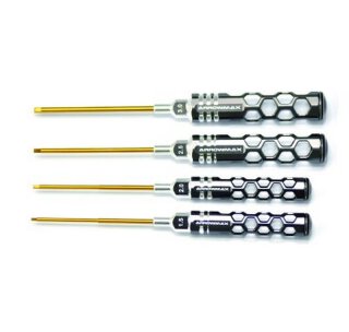 Arrowmax AM-410993 Allen Wrench Set 1.5, 2.0, 2.5 & 3.0 X 100MM - 4-Teilig. Honeycomb