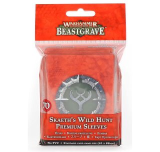 Warhammer Underworlds 110-70 Beastgrave Kartenhüllen Skaeths Wild Hunt Sleeves