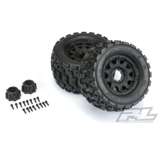 Pro-Line 10127-10 Badlands MX38 3.8 Monstertruck Raid 8x32 Felge v/h (2) 17mm