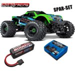 Traxxas 89086-4 Wide-Maxx 4WD Monster Truck Brushless 4S + 1x4S Lipo 5000mah + Lader