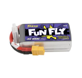 Tattu Funfly Series 1550mAh 11,1V 100C 3S1P Lipo Battery Pack mit XT60 Stecker
