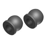 Team Corally C-00180-171 Threaded Ball - 6mm - Steel - 2 pcs