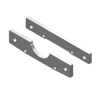 Team Corally C-00180-240 Suspension Arm Mount - Front - Aluminum - 1 Set