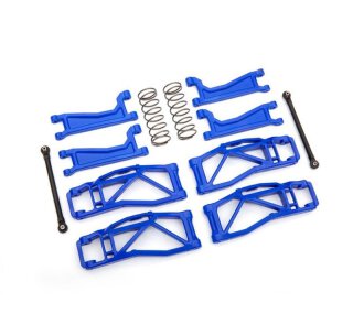 Traxxas 8995X Querlenker-Set WideMaxx blau Querlenker, Spurstangen + Feder