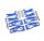 Traxxas 8995X Querlenker-Set WideMaxx blau Querlenker, Spurstangen + Feder
