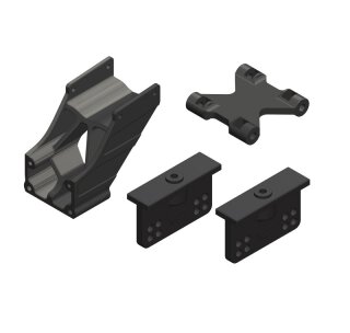 Team Corally C-00180-005 Wing Mount - Adjustable - Composite - 1 Set