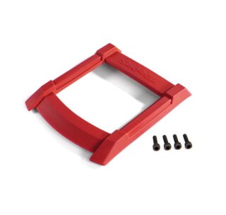 Traxxas 8917R Skid-Platte, Dach (für Karo) rot