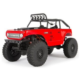 Axial AXI90081T1 SCX24 Deadbolt 1/24th Scale Electric 4WD - RTR Red