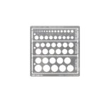 Tamiya 74150 Modeling Kreis Schablone PE (3) 1-12,5mm...