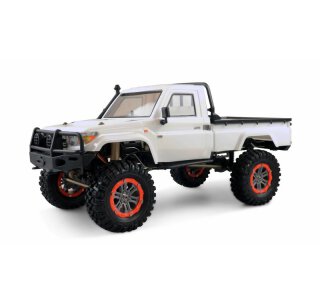 Amewi 22434 AMXRock RCX10P Scale Crawler Pick-Up, 1:10 RTR weiß