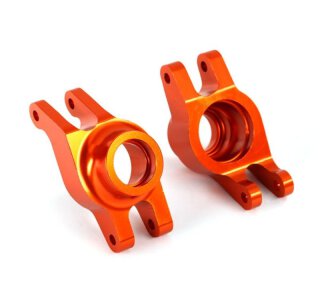 Traxxas 8952A Rädträger hinten l/r Alu orange TRAXXAS Maxx