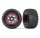 Traxxas 8972R Reifen auf Felge montiert Felge schwarz/rot Maxx All-Terrain