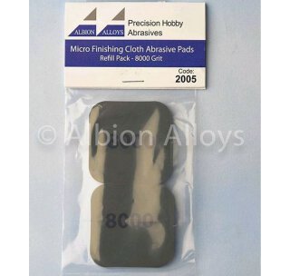 Krick AA2005 Mikro-Schleifleinen Pad 8000 Körnung (VE2) 50x50 mm