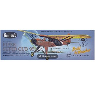 Krick gu602 Piper Super Cub Balsabausatz 600er Serie von Guillows