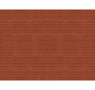 NOCH 56965 3D-Kartonplatte - Dachziegel - Spur N