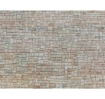 NOCH 56642 3D-Kartonplatte - Kalksteinmauer - Spur H0