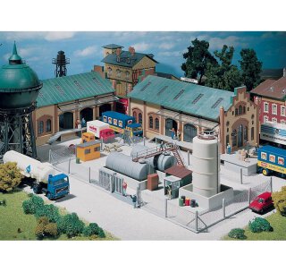 Faller 180433 Industrie-Metallzaun, 1010 mm Spur H0