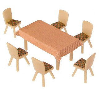 Faller 180442 4 Tische und 24 Stühle Spur H0
