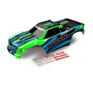Traxxas 8911G Karo Maxx grün, Fenster-Masken & Aufkleber TRX8911G