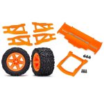 Traxxas Rustler 4x4 Upgrade Set orange (2x 3655T 1x 6721T...
