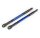 Traxxas 8619X Push Rod Heavy Duty blau eloxiert mit Kugelpfannen (2) TRX8619X