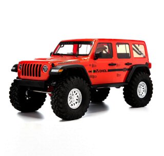 Axial AXI03003BT2 SCX10III Jeep JLU Wrangler w/Portals,Red: 1/10 RTR