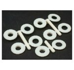 RPM 80311 Body Savers 3/16 Posts Weiß