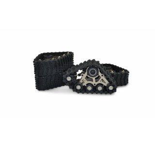 Amewi 28360 Kettenfahrwerk mit Dämpfungssystem, 4 Stück gun metal