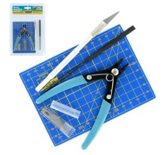 Krick 444215 Plastik Modellbau Werkzeugsortiment 9 Teilig