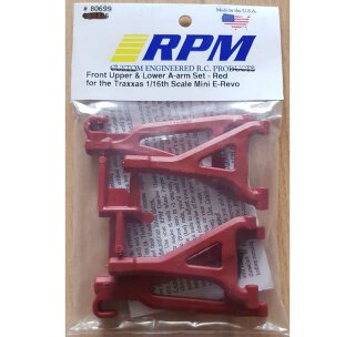 RPM 80699 Traxxas Querlenker A-Arms E-Revo 1:16 vorne - rot