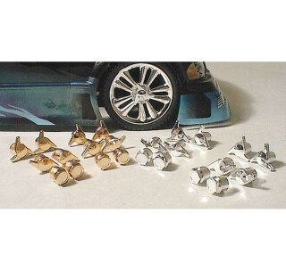 RPM 80814 Gold Wheel Nuts & KOs-Sedans