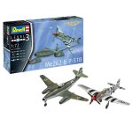 Revell 03711 Combat Set Messerschmitt Me262 & P-51B...