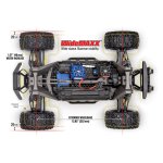 Traxxas 89086-4 Wide-Maxx 4WD Monster Truck Brushless 4S 1:10 TQI 95km/h+Rock´N Roll